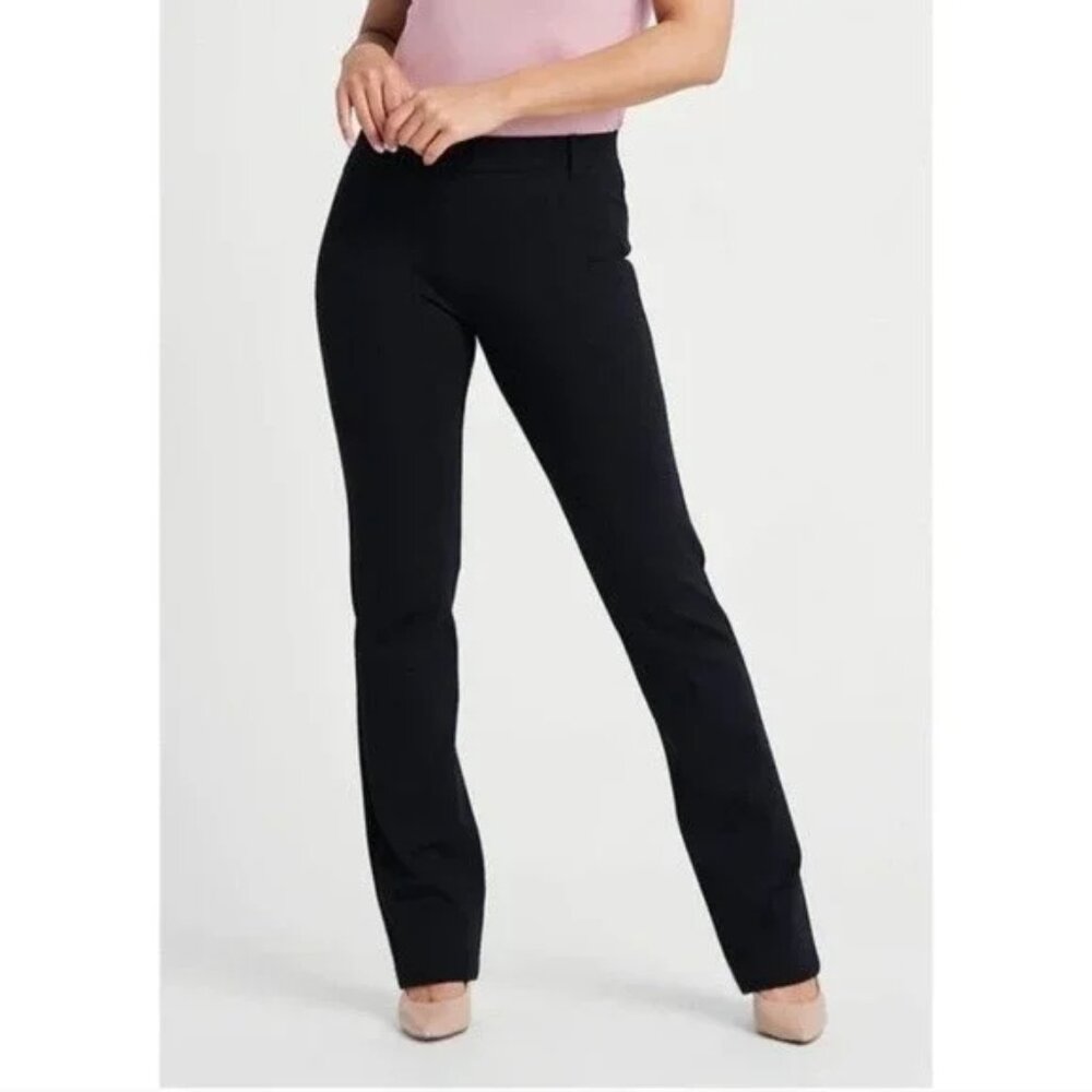 Betabrand Straight-Leg Classic Dress Pull On Yoga Pants Size S Long